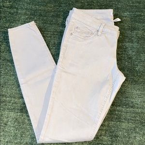 Khaki (colored) - skinny jeans by Express